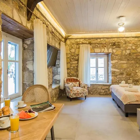 Stone At Lefkada's Old Port Daire *