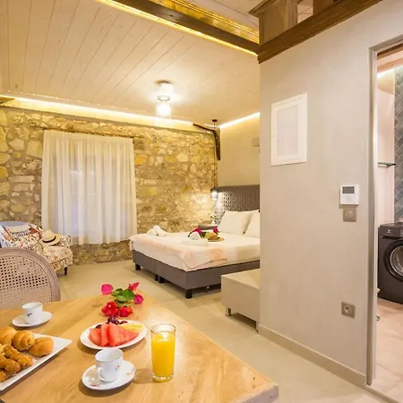 Stone At Lefkada's Old Port Apartment *