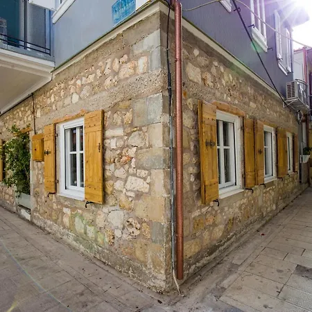 Stone At Lefkada's Old Port Daire Lefkáda