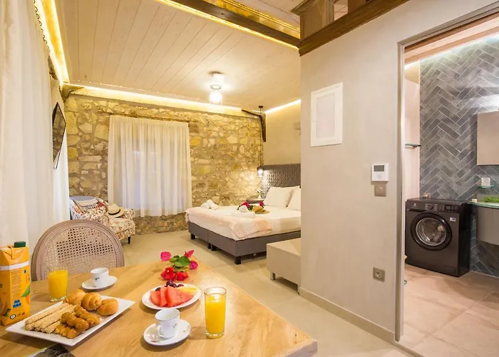 Stone At Lefkada's Old Port Apartment *