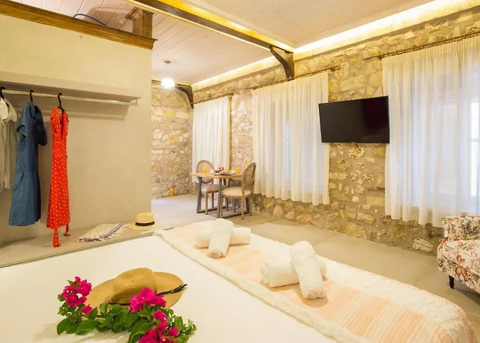 Stone At Lefkada's Old Port *