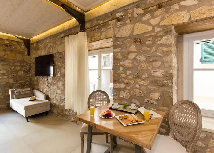 Stone At Lefkada's Old Port * Lefkada City